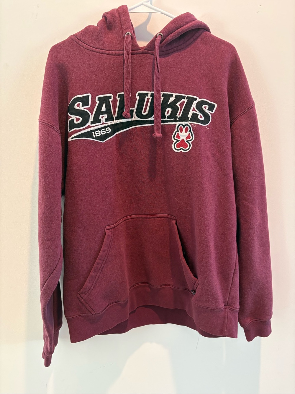 Souther Illinois University Salukis Hooded Sweatshirt Maroon